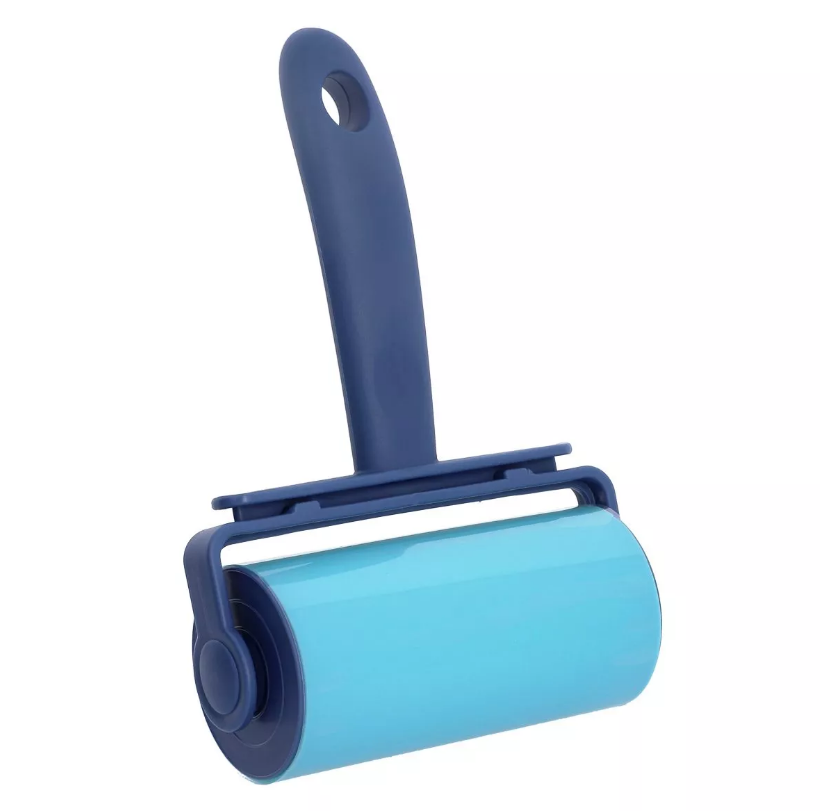 une brosse adhésive